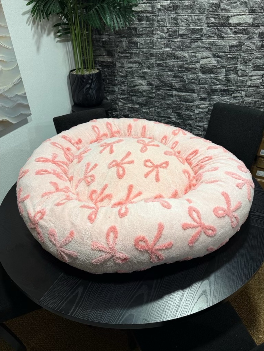 BEDSURE LARGE PINK BOWS 🎀🐾❗️ PET BED